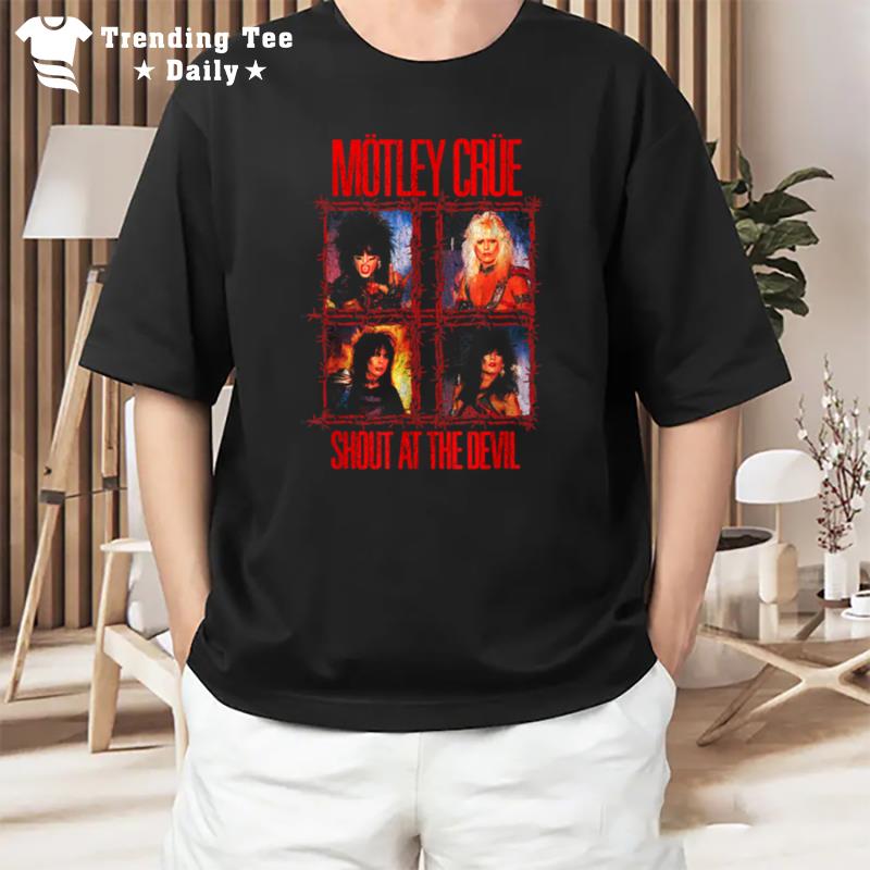 M ley Cr Shout At The Devil Wire T-Shirt