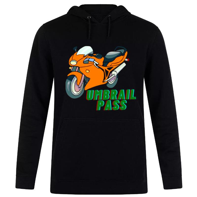 Motorbike Art Umbrail Pass Hoodie