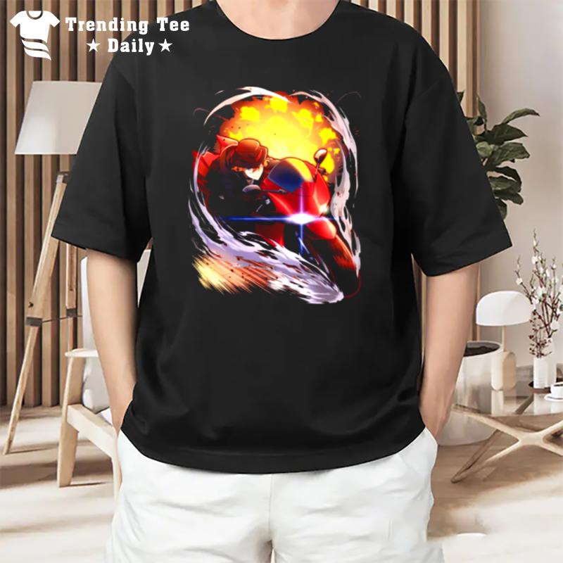 Motorbike Driver Chuuya Chuya Nakahara Bungou Stray Dogs T-Shirt