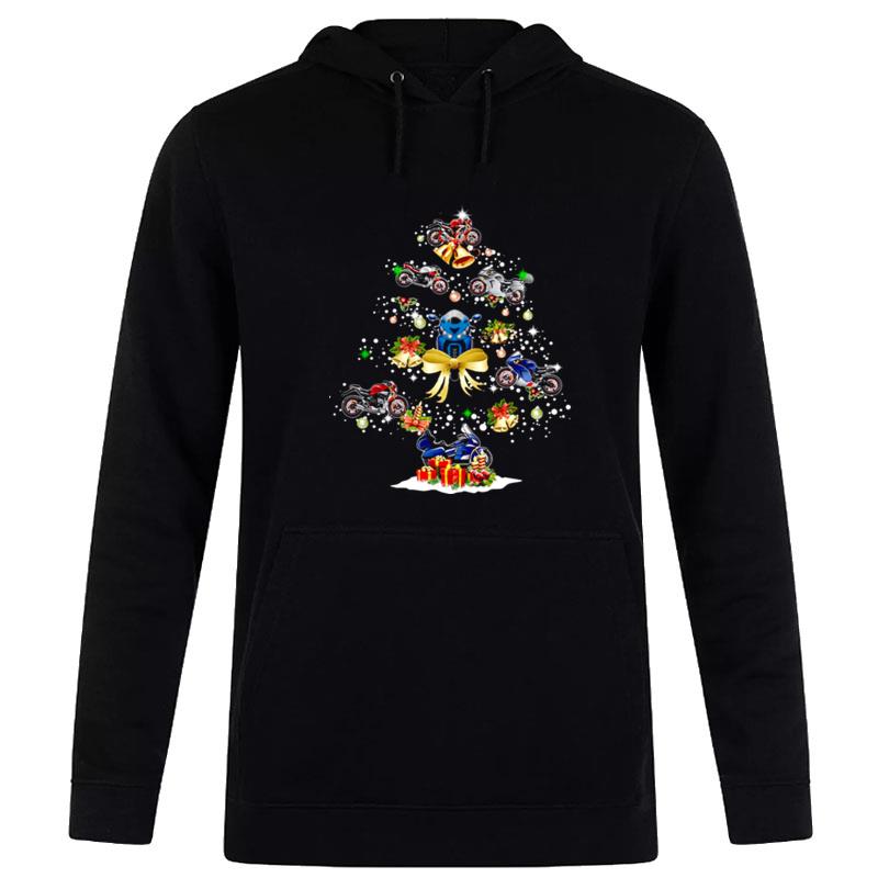 Motorcycle Christmas Tree Hoodie