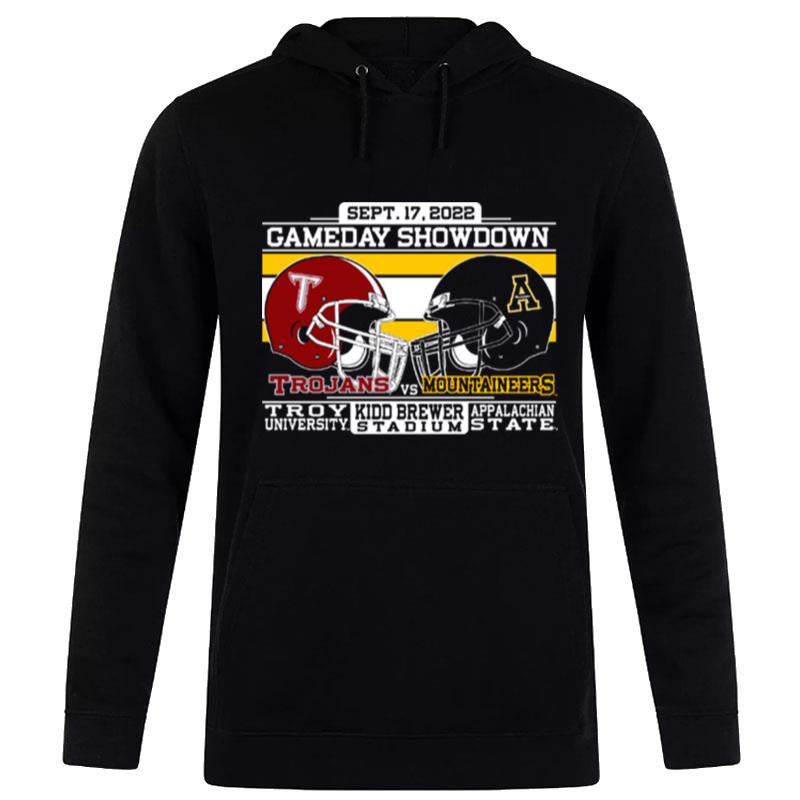 Mountaineers Vs Troy Trojans Gameday Showdown Short Sleeve Hoodie