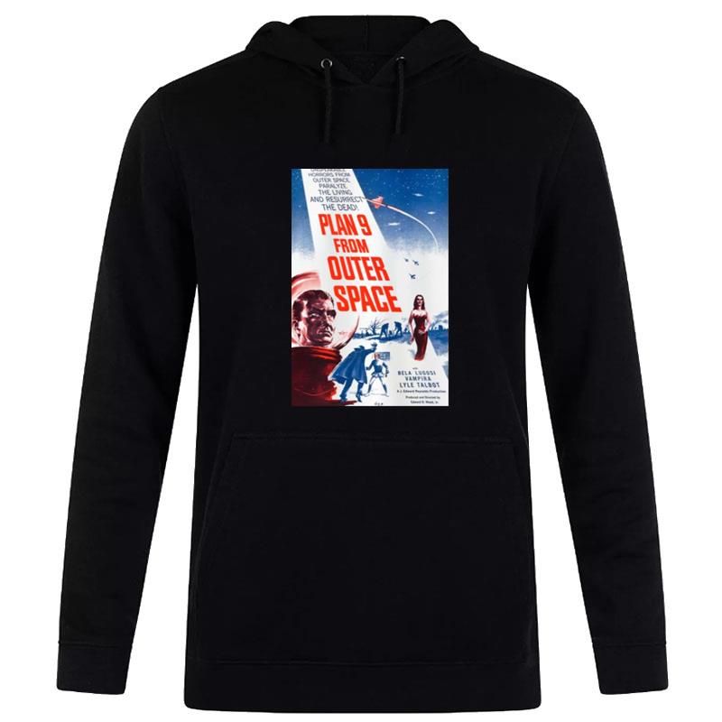 Movie Graphic Plan 9 From Outer Space Hoodie