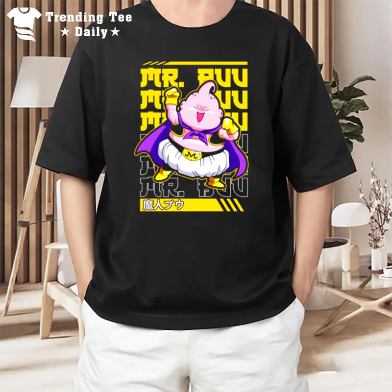 Mr. Buu Fan Art Dragon Ball Dbz Character Funny Cute Majin Buu T-Shirt