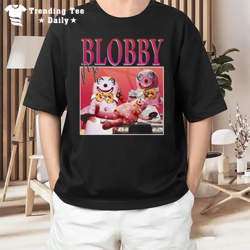 Mr Blobby Homage Noel's House Party T-Shirt