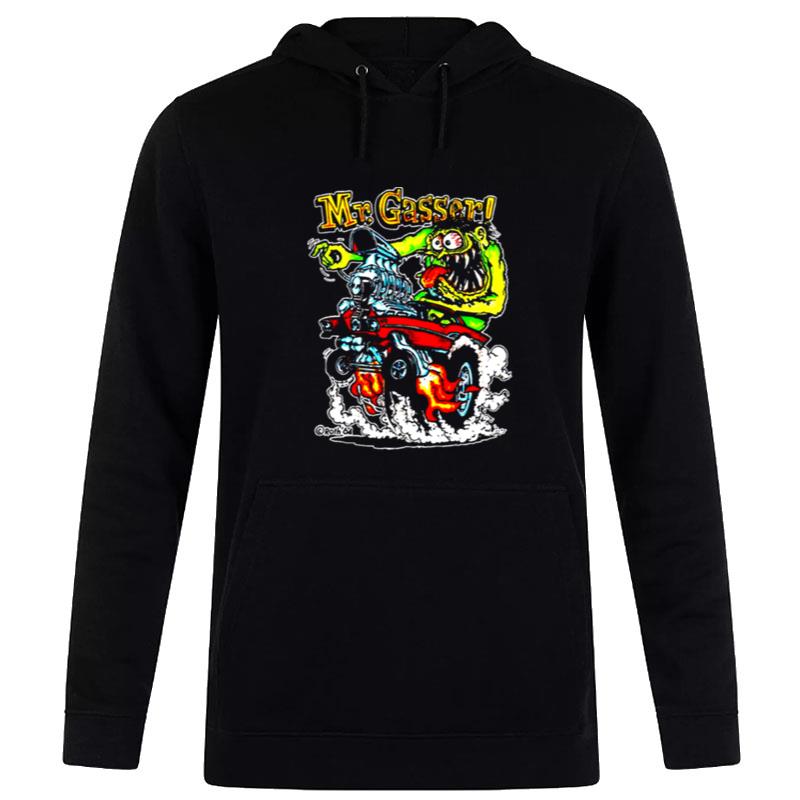 Mr Gasser Cartoon Rat Casual Hoodie