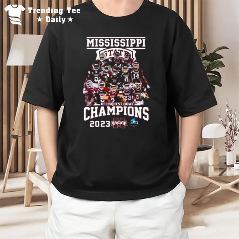 Ms State Reliaquest Bowl Champions Reliaquest Bowl 2023 T-Shirt