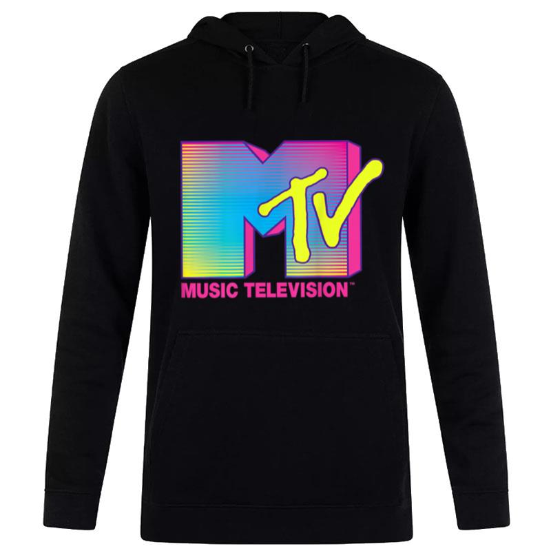 Mtv Logo Fluorescent Colors Graphic Hoodie