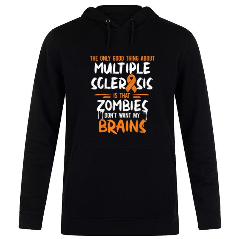 Multiple Sclerosis Awareness Ms Survivor Zombies Warrior Hoodie