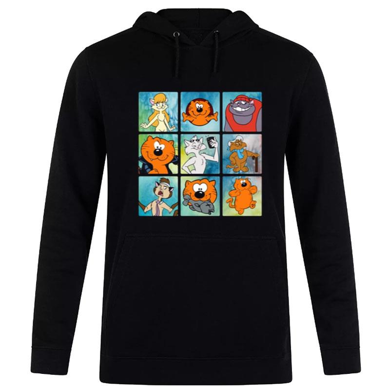 Multiple Squares Art Characters Heathcliff Hoodie