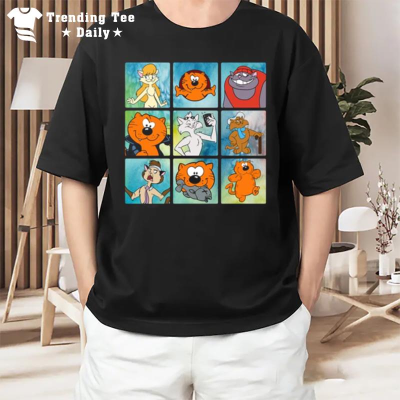 Multiple Squares Art Characters Heathcliff T-Shirt