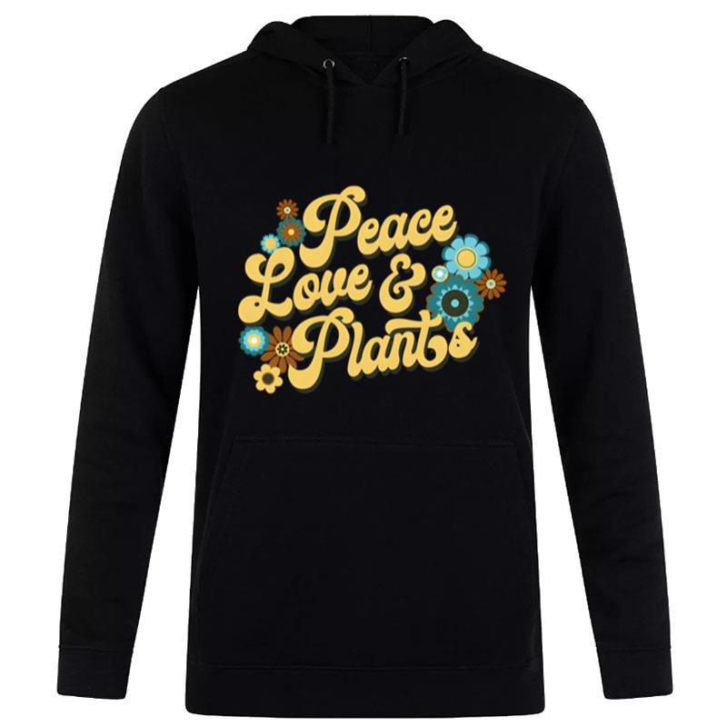 Mumbo Jumbo Peace Love And Plants Script Merch Hoodie