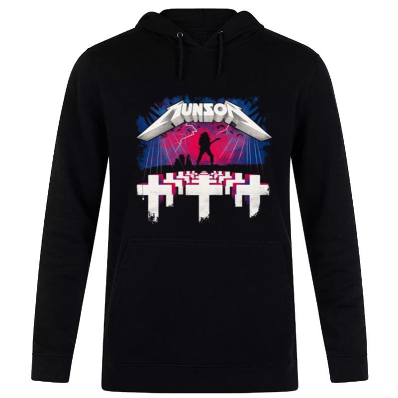 Munson Rock Metal Stranger Things Artwork Hoodie