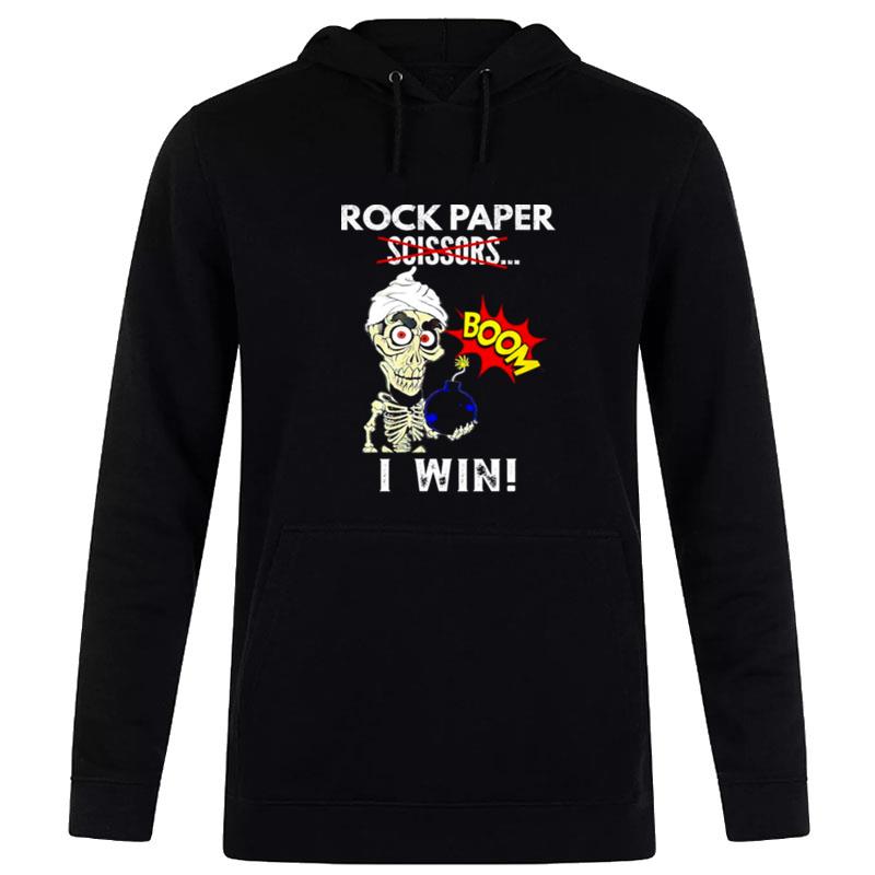 Muppets Boom Rock Paper Scissors I Win Hoodie