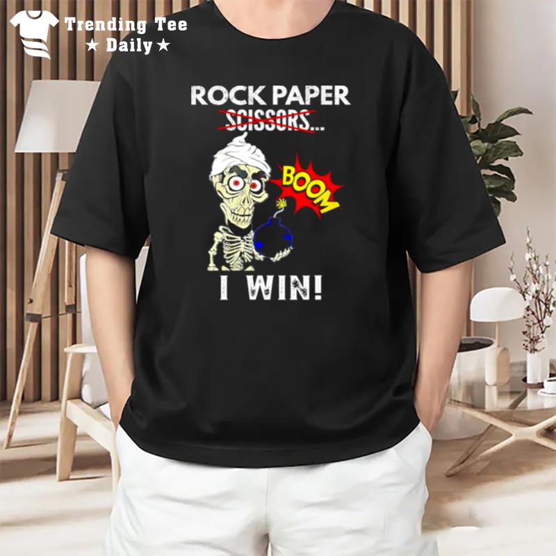 Muppets Boom Rock Paper Scissors I Win T-Shirt