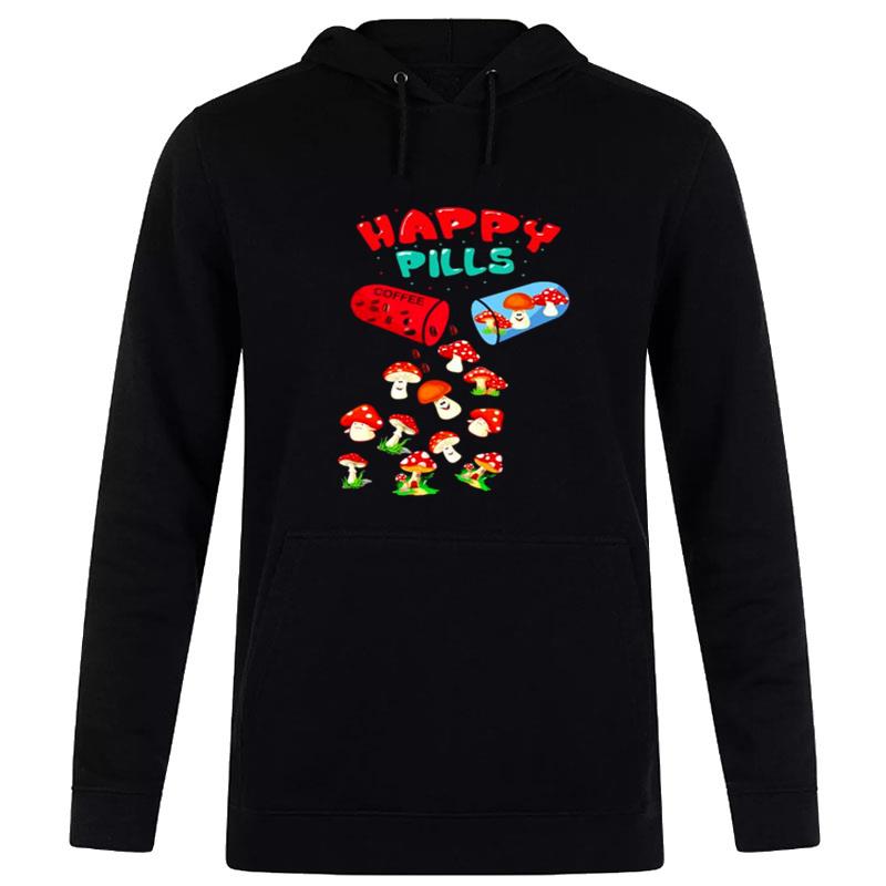 Mushroom Happy Pills Coffee Hoodie