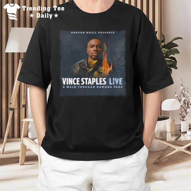 Music Presents Vince Staples Live A Walk Through Ramona Park T-Shirt