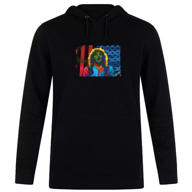 Music Retro American Flag Again't Punk Hoodie