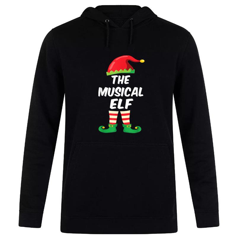 Musical Elf Family Matching Funny Christmas Costume Hoodie