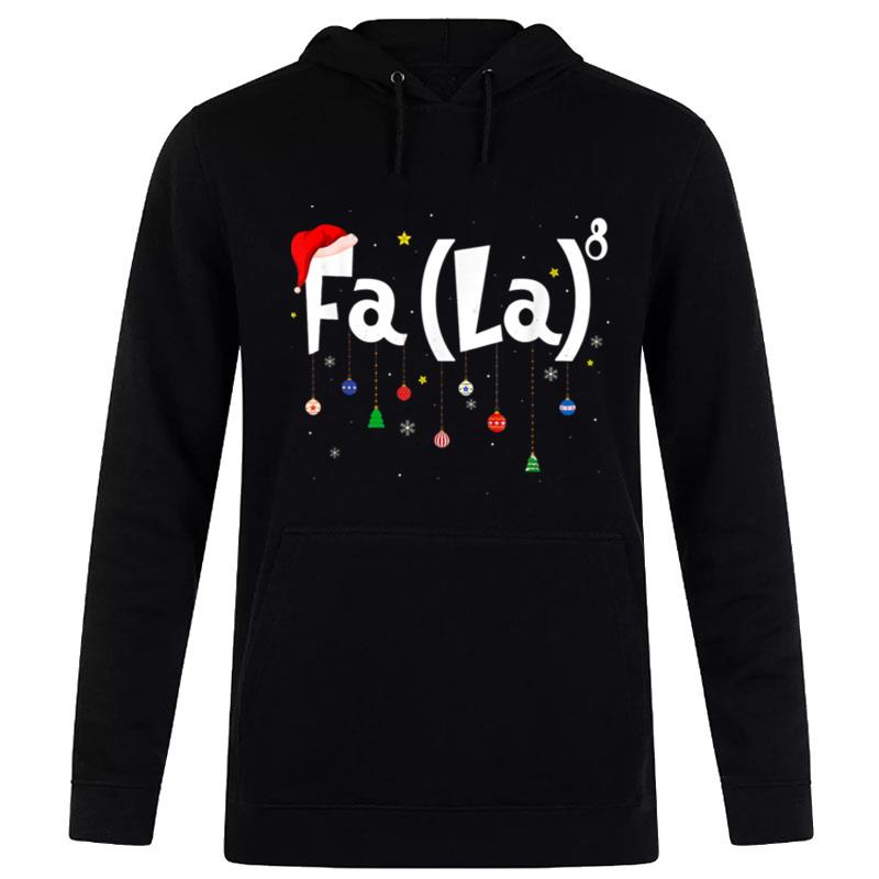 Musical n'te Fa (La)8 Santa Hat Music Math Teacher Christmas Hoodie