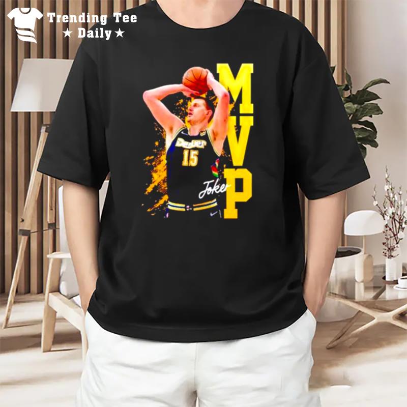 Mvp Nikola Jokic Nuggets Throwing T-Shirt