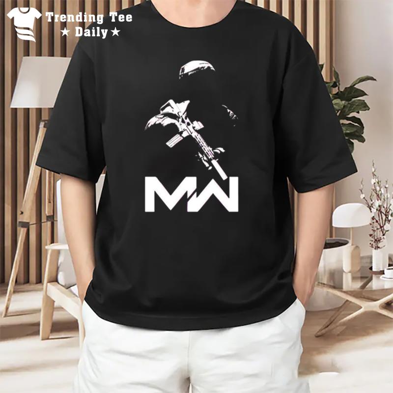 Mw White Logo Call Of Duty T-Shirt