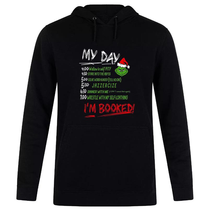 My Day The Grinch Movie I Am Booked That Stole Hate Funny Christmas Hoodie