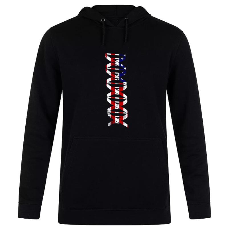 My Dna Is American Patriotic Vintage Hoodie