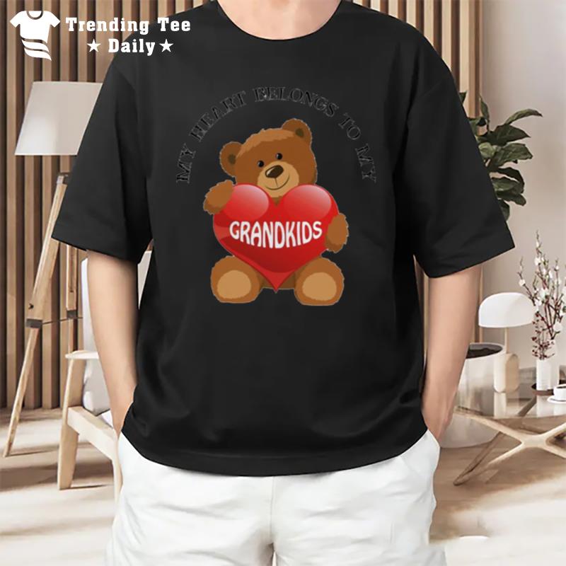 My Heart Belongs To My Grandkids T-Shirt