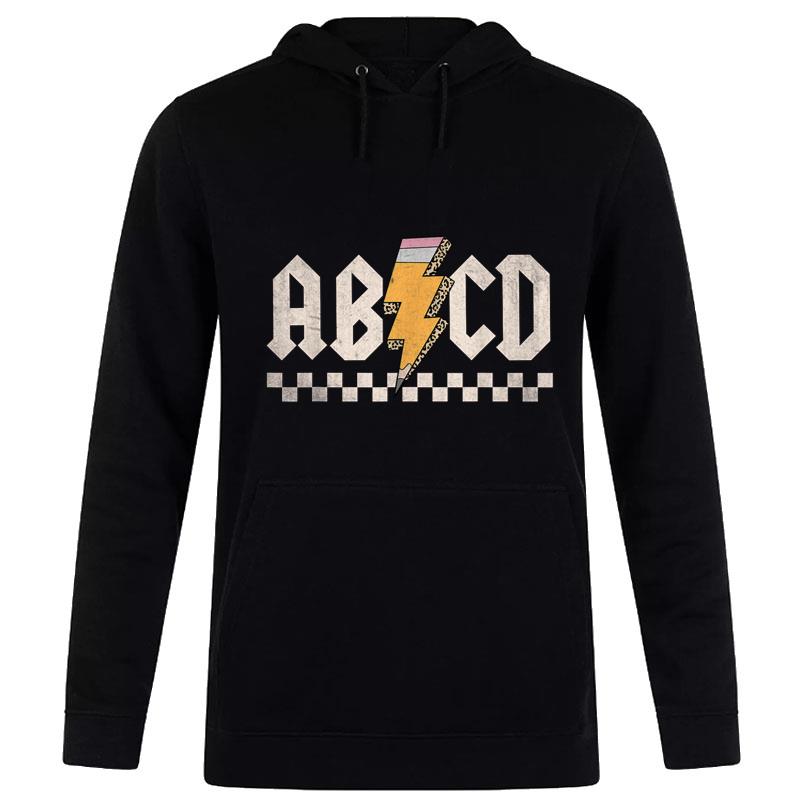 Abcd Back In Class First Day Back To School Teacher Student Hoodie