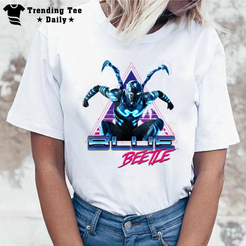 Blue Beetle Movie Leaping Triangle T-Shirt