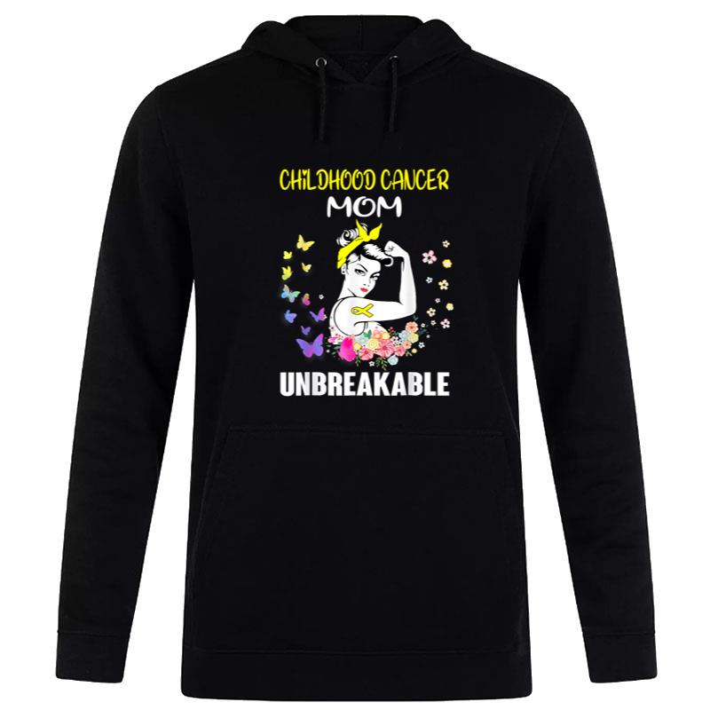 Childhood Cancer Mom Unbreakable Hoodie