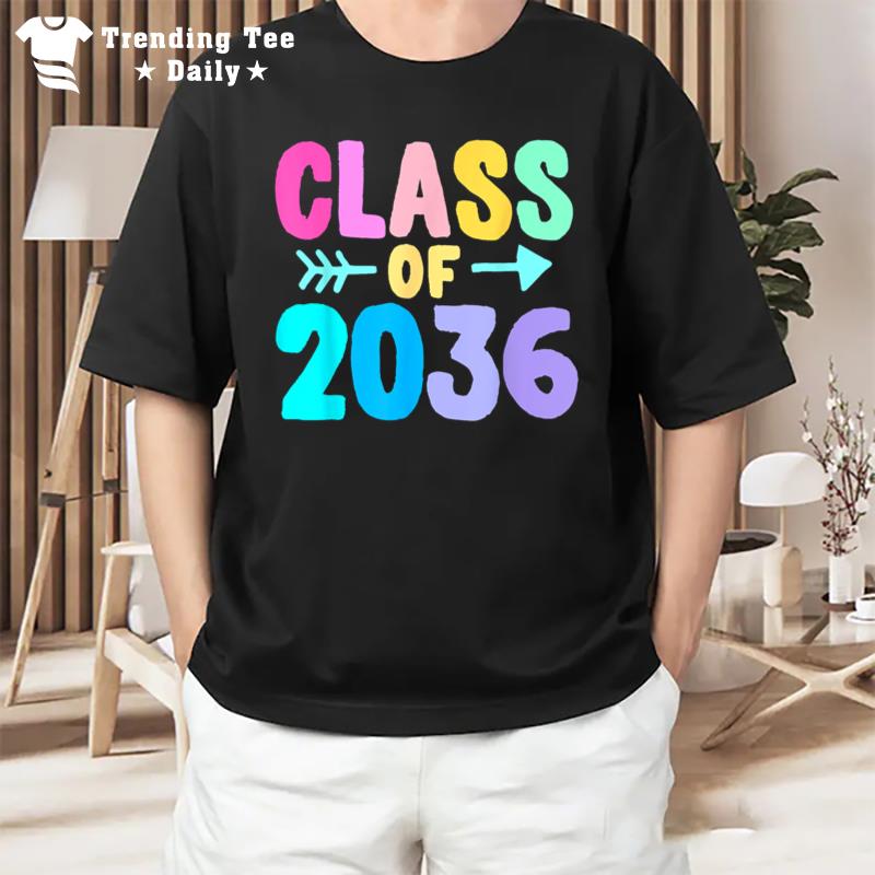 Class Of 2036 Graduation Grow With Me T-Shirt