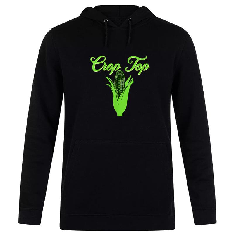 Funny Corn On The Cob Crop Top Country Fair Farm Joke Pun Hoodie