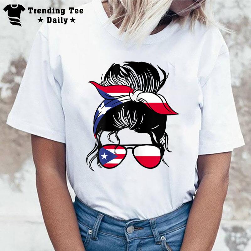 Half Puerto Rican Half Polish Mix Boricua And Poland Roots T-Shirt