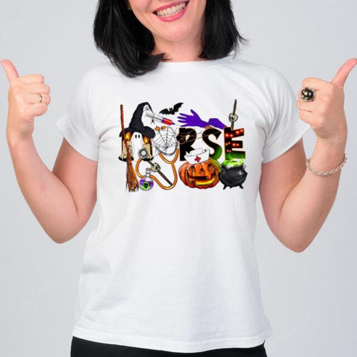 Halloween Nurse Fall Sweat T-Shirt