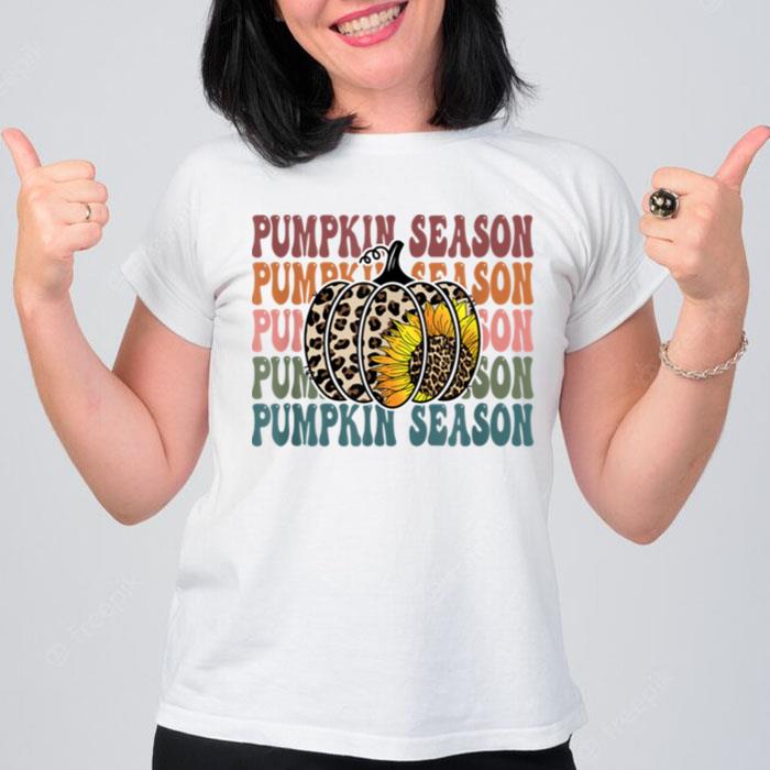 Halloween Pumpkin Season Autumn Fall Thanksgiving Women T-Shirt