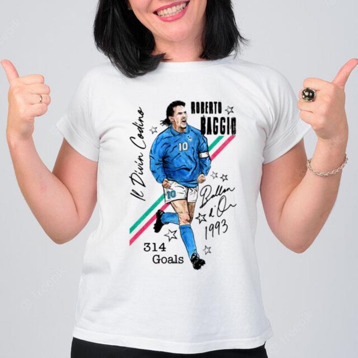 Il Divin Codino Roberto Baggio T-Shirt