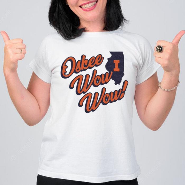 Illinois Basketball Oskee Wou Wou T-Shirt