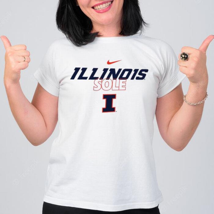 Illinois Fighting Illini Nike On Court Bench T-Shirt