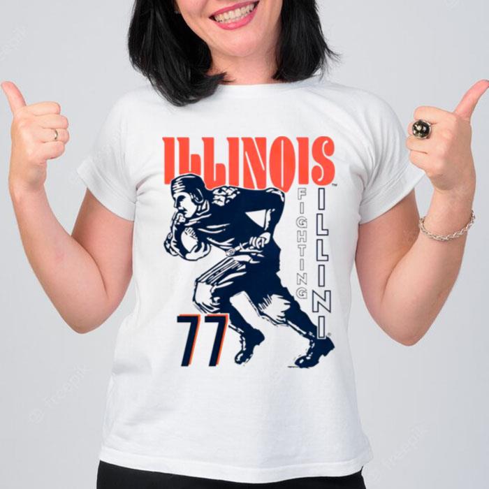 Illinois Football Vintage Fighting Illini T-Shirt