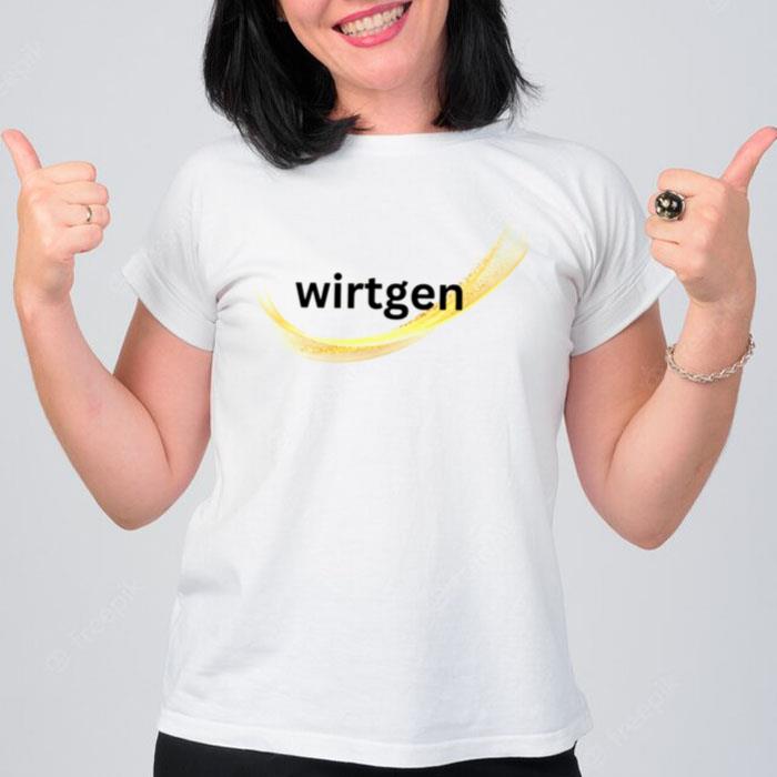 Illustration Wirtgen Logo T-Shirt