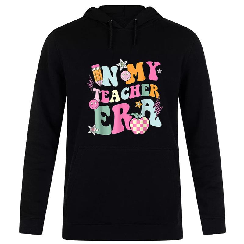 In My Teaching Era Best Teacher Appreciation Retro Groovy Hoodie