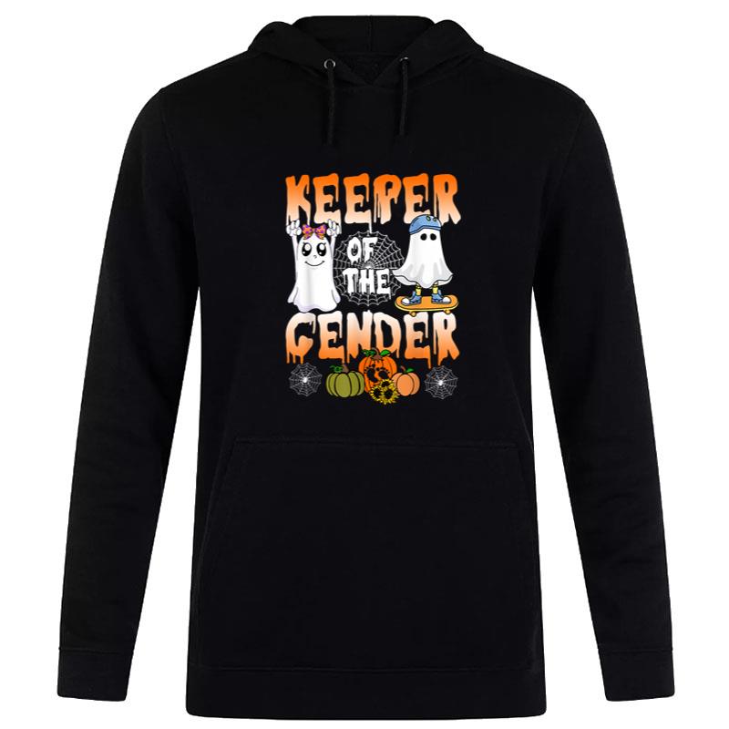 Keeper Of The Gender Halloween Ghost Pumpkin Baby Hoodie