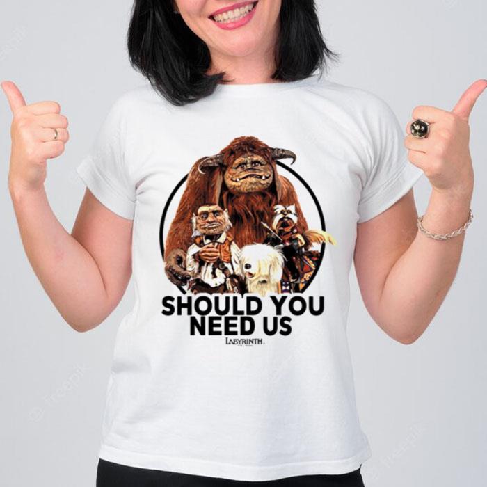 Labyrinth Should You Need Us Cult Film 80S Fantasy Vintage T-Shirt