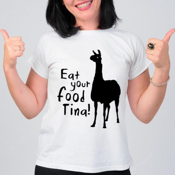 Lama Dynamite Eat Your Food Out Napoleon Dynamite T-Shirt