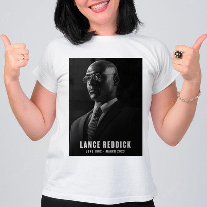 Lance Reddick Rip American Actor T-Shirt