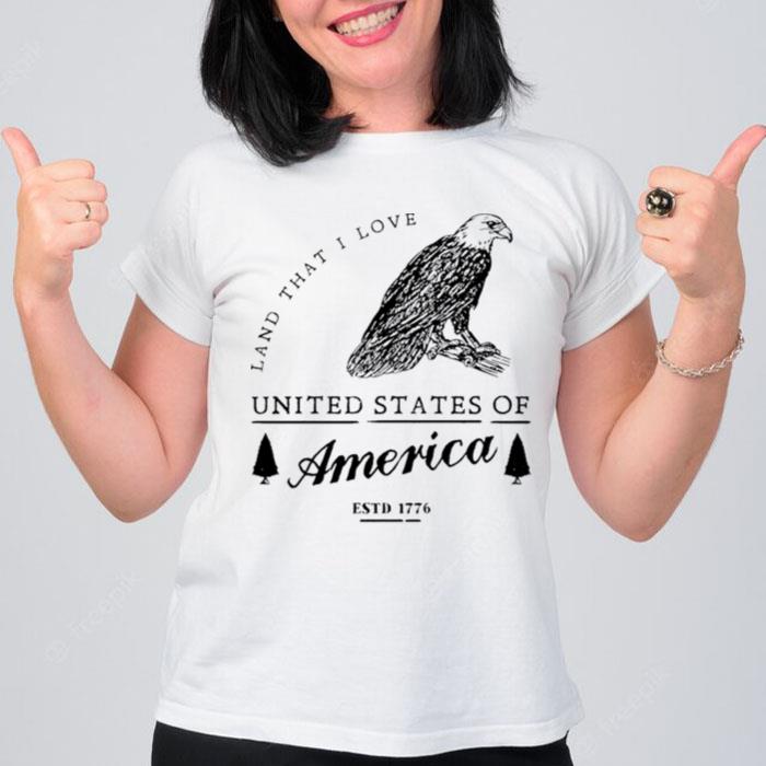 Land That I Love United States Of America Est 1776 T-Shirt