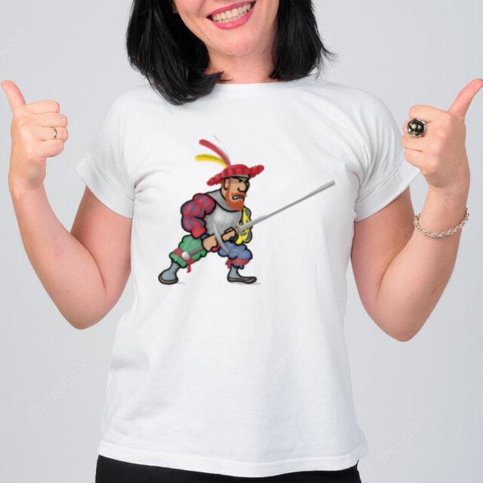 Landsknecht Cartoon Design Albrecht Durer T-Shirt