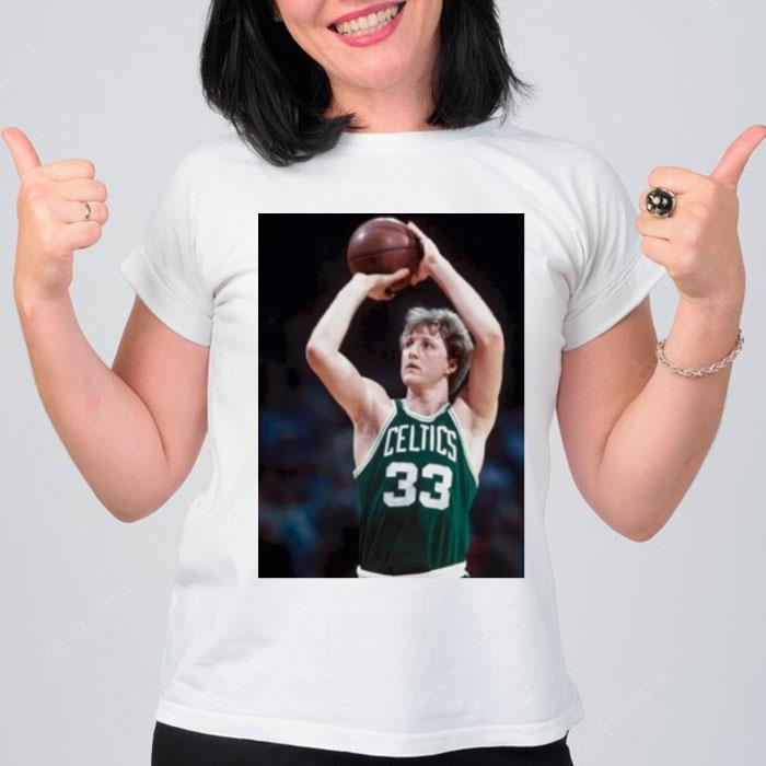 Larry Bird Boston Celtics Basketball T-Shirt