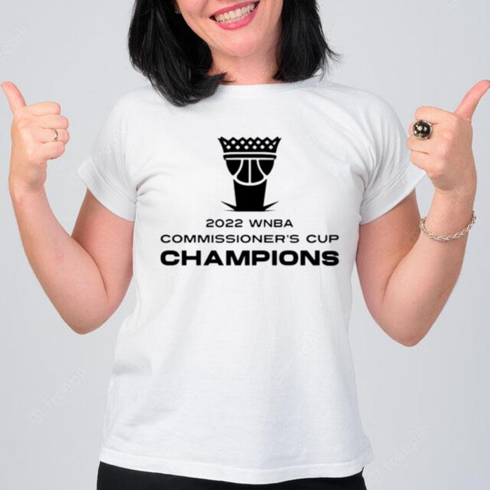 Las Vegas Aces 2022 Commissioner's Cup Champions T-Shirt